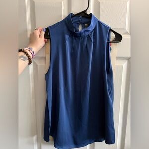 SHEIN Royal Blue Sleeveless Blouse